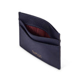 A stylish unisex Padfield British designer Luxury Leather card case Made in England unisex navy leather Card Holder