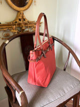 Mayfair Canvas Tote Burnt Orange Tan