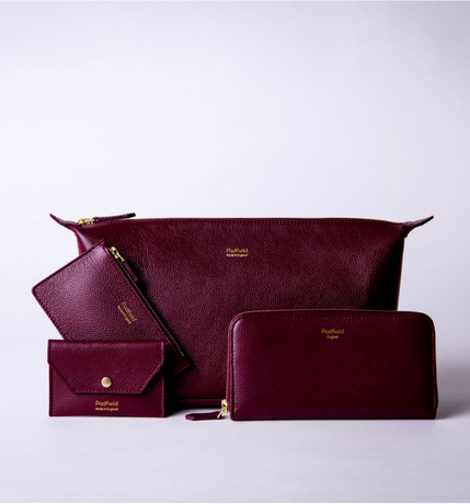 Padfield Burgundy Luxury Leather Bags and Accessories Made in UK