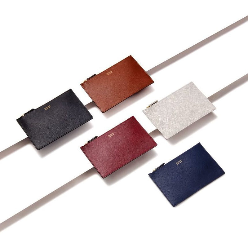 Padfield unisex luxury leather zip pouches made in England UK Best of British leather craftsmanship 