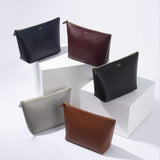 Padfield Made in England designer Luxury Leather wash pouch bags British made unisex travel accessories