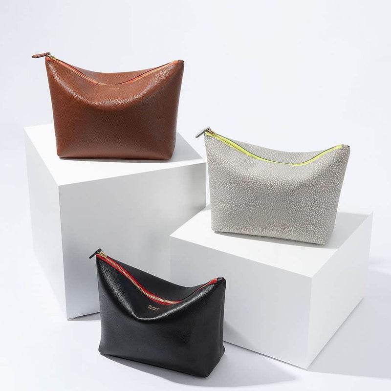 Padfield British Luxury Leather Wash Bags Toiletry Pouched sustainably Made in England UK