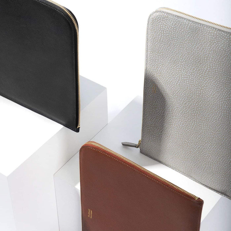 Shop Padfield British Luxury leather laptop and iPad Tech covers sustainably Made in England UK from British leather