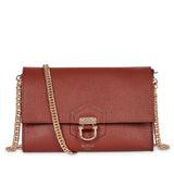 Made in England Somerset Tan Leather Clutch Bag British Designer Handbag