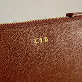 Add complimentary personalisation to your British Made leather handbag